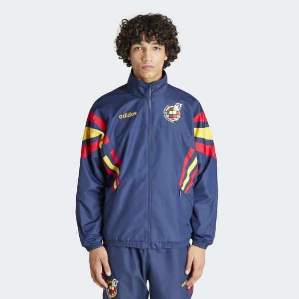 レアadidasサッカー復刻ロゴスペイン代表1996ウーブントラックジャケット レアadidasサッカー復刻ロゴスペイン代表1996ウーブントラック