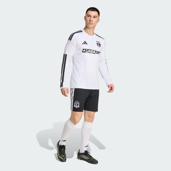 Blanco Camiseta Local Colo-Colo Manga Larga