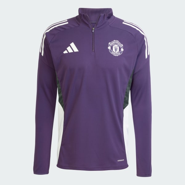Fioletowy Bluza Manchester United Tiro 25 Competition Training