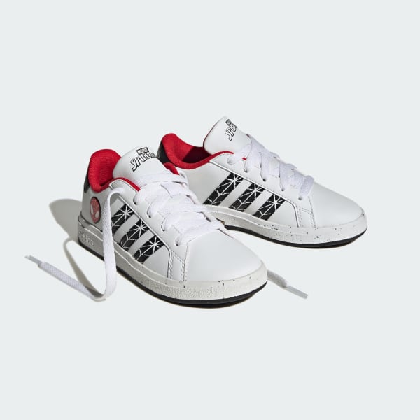 Blanco Zapatilla adidas Grand Court x Marvel Spider-Man (Niños)