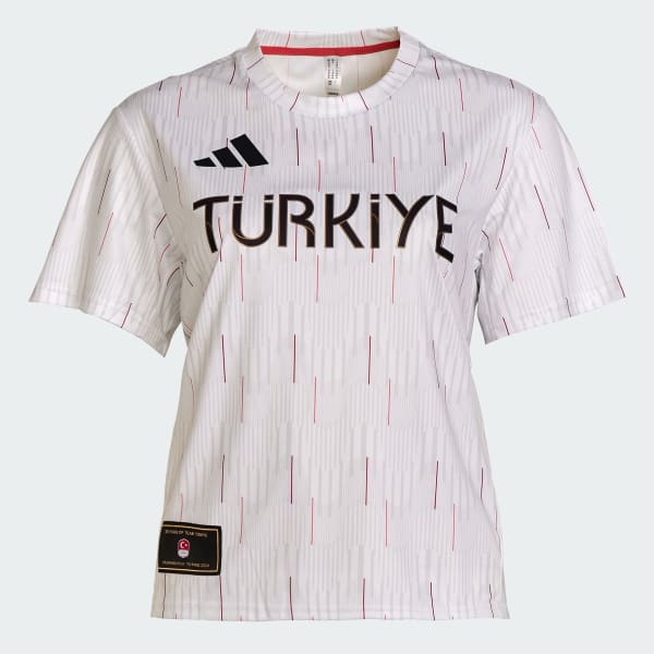adidas Team Türkiye 100. Yila Özel Hatira Tişört - Beyaz | adidas