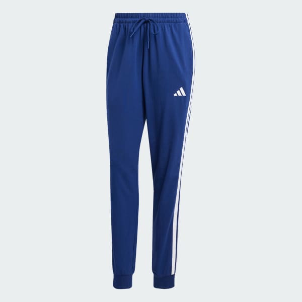 Blue Essentials 3-Stripes Jogger Pants