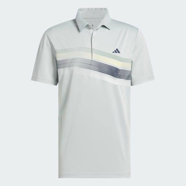 สีเทา เสื้อโปโล Core Chest Stripe