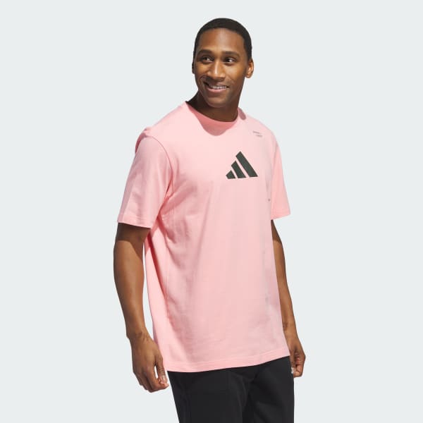 Rosa T-shirt da baseball Graphic