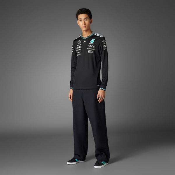 Sort MERCEDES - AMG PETRONAS FORMULA ONE TEAM DRIVER AUTHENTIC LONG SLEEVE TRØJE