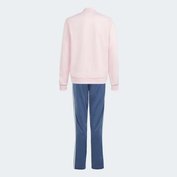 Adidas blue and pink tracksuit hotsell