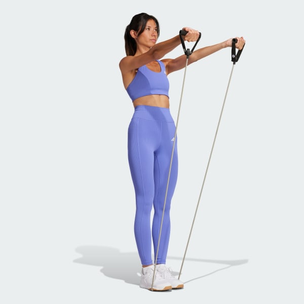 Adidas Optime Rib 7/8 Leggings GLOBAL SHIPPING