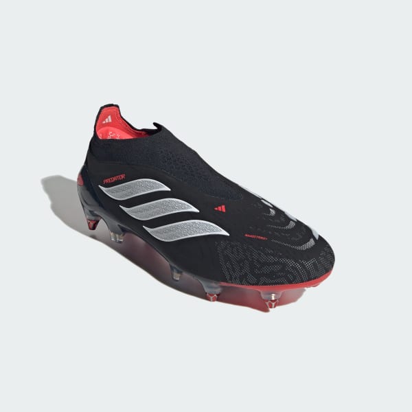 cierna PREDATOR ELITE Laceless Soft Ground Football Boots