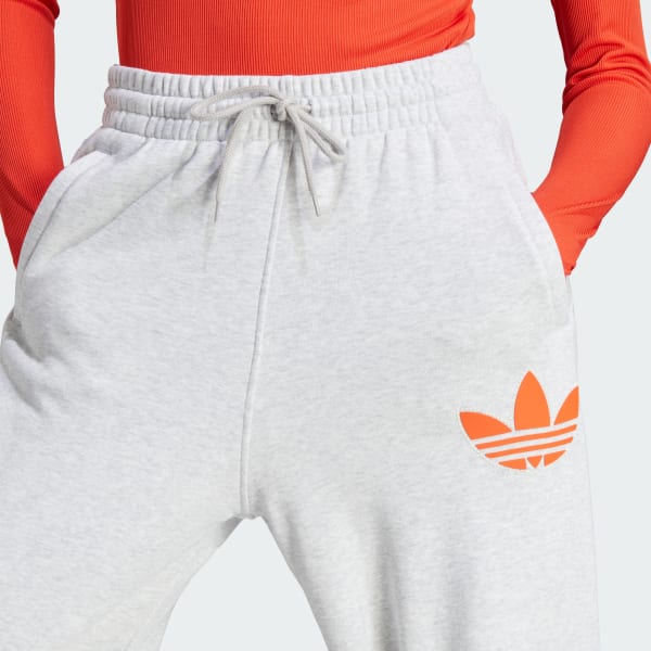 Grey and 2025 orange adidas pants