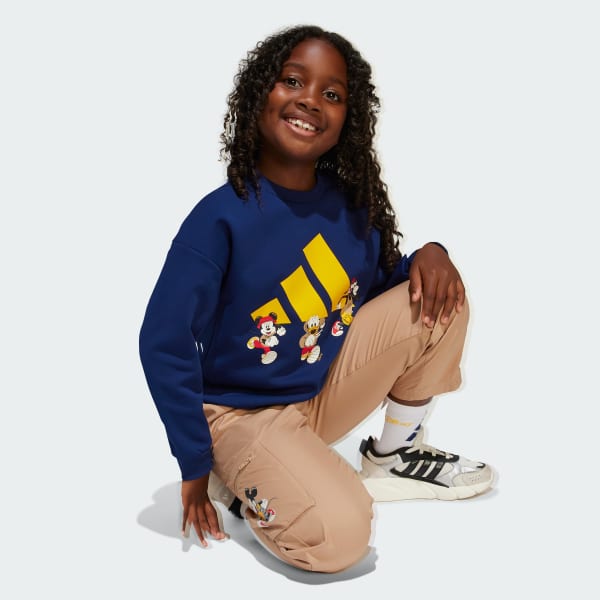 ADIDAS DISNEY MICKEY MOUSE SWEATSHIRT - Blue | Free Shipping