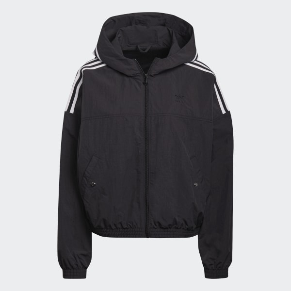 adidas Adicolor Classics Windbreaker - Black | adidas New Zealand