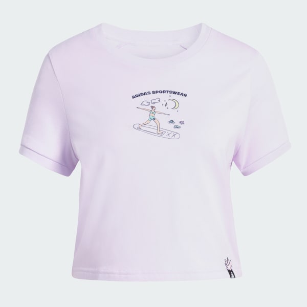 Roxo CAMISETA ESTAMPADA DOODLE 2