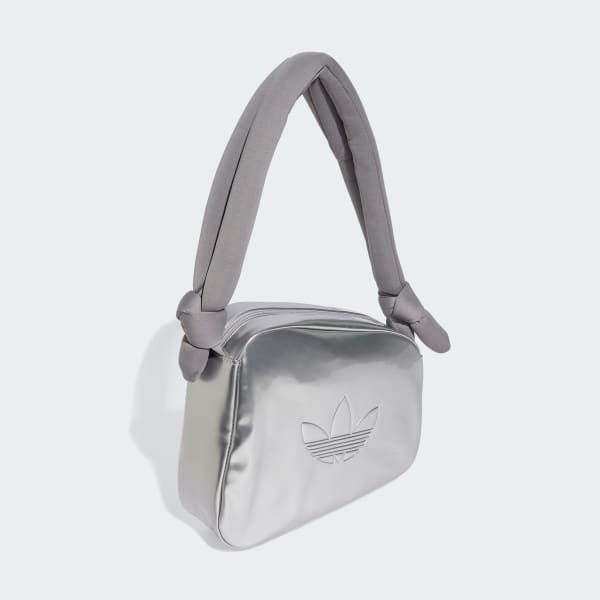 Silver Airline Bag