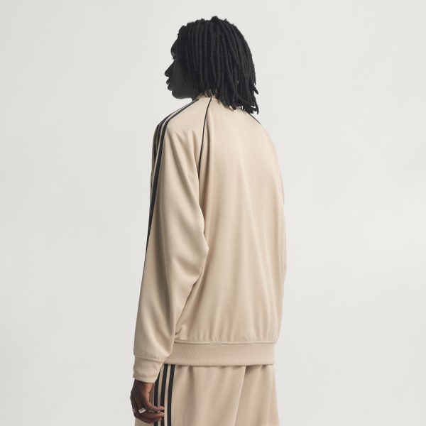 Beige SST ADICOLOR CLASSICS LOOSE TRACK TOP