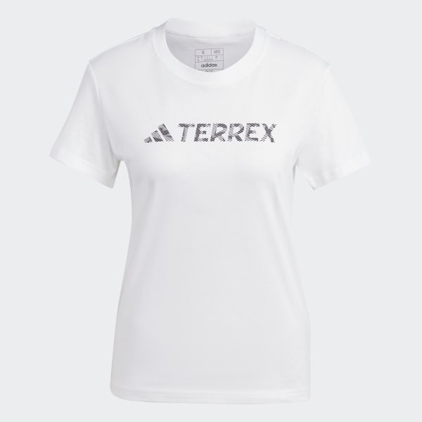 Hvit Terrex Classic Logo T-skjorte