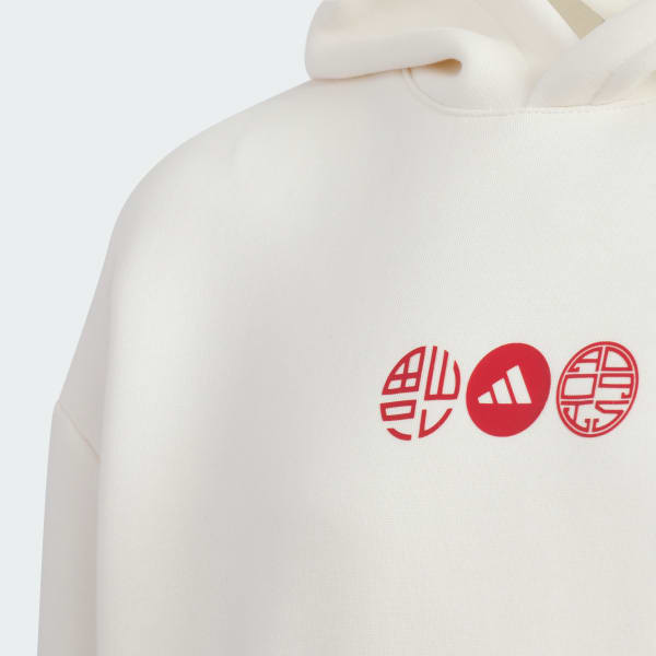 White Chinese New Year Hoodie Kids