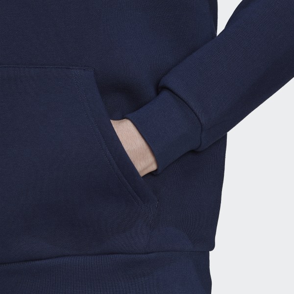 Niebieski Adicolor Essentials Trefoil Hoodie JKZ47