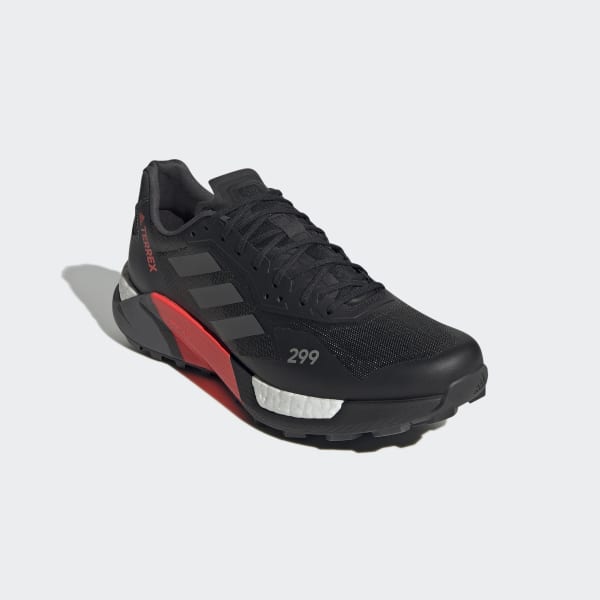 Black Terrex Agravic Ultra Trail Running Shoes LEV73