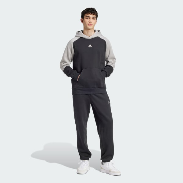 adidas Sportswear Fleece Colorblock Track Suit Black adidas UK