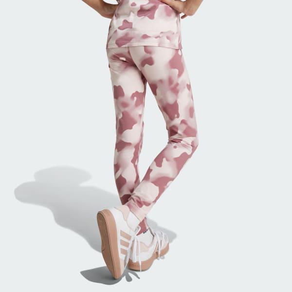 Rosado Calzas Future Icons 7/8 Estampado Camuflaje Kids