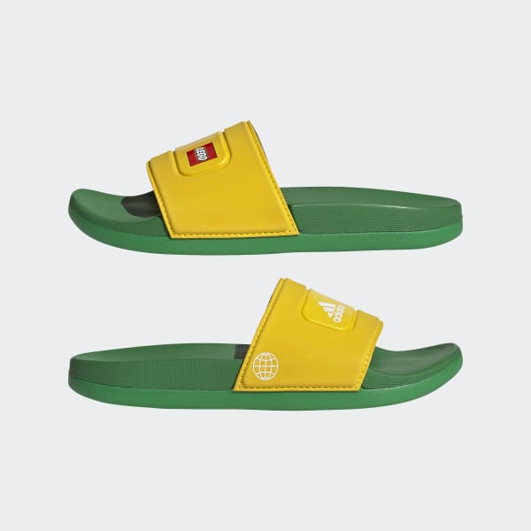Gul adidas Adilette Comfort x LEGO® Sandaler