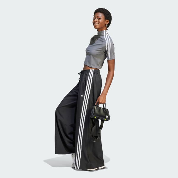Black Adilenium Oversized Track Pants