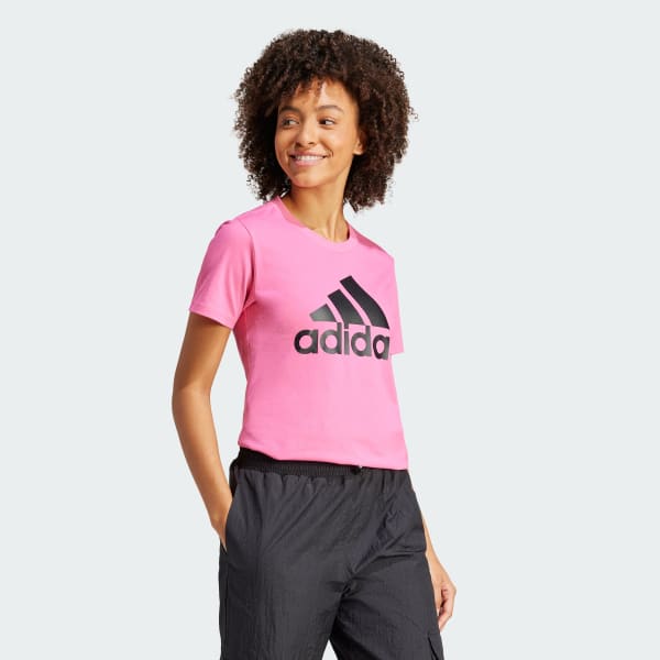 ruzová Tričko LOUNGEWEAR Essentials Logo