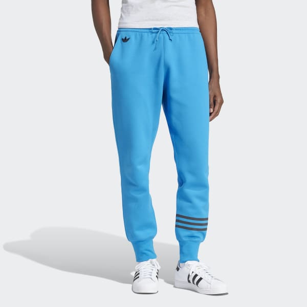 Dark blue adidas track pants store