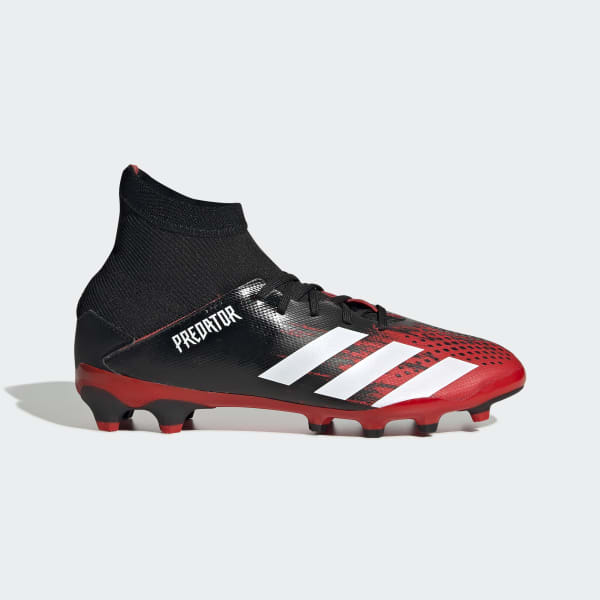 Botas de fútbol Predator 20.3 multiterreno negras y blancas para niños |  adidas España