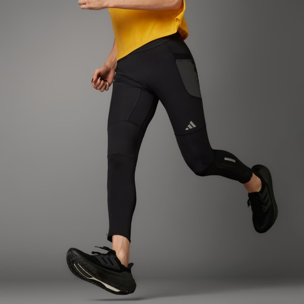 adidas US Running Black Men\'s Conquer Leggings adidas COLD.RDY the Elements | | Ultimate - Running