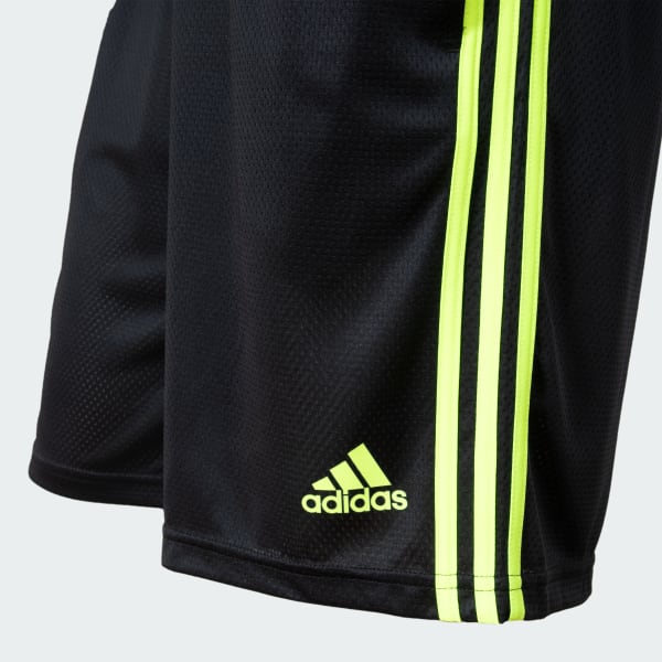 Preto Shorts Malha adidas Três Listras AEROREADY