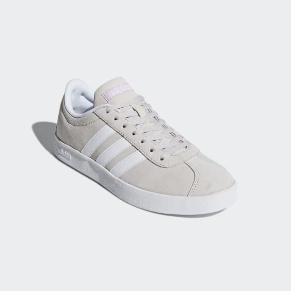 adidas vl 2.0 court women's trainers chalk pearl