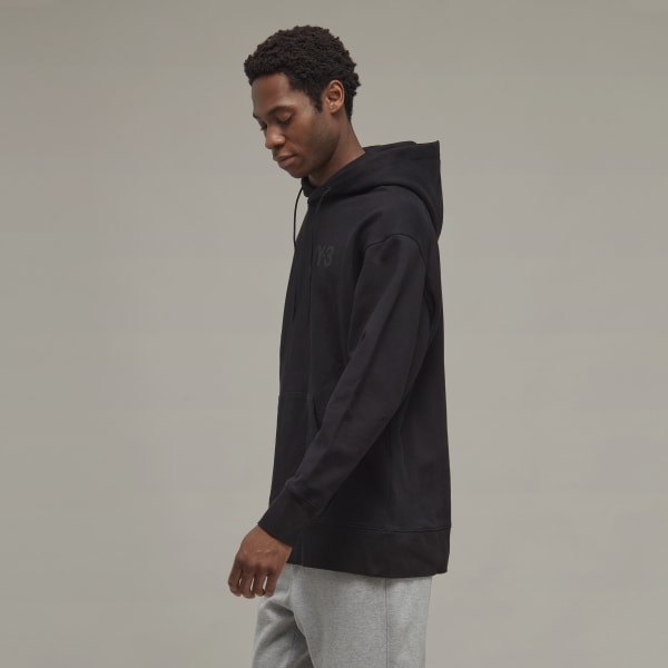 Czerń Y-3 Classic Chest Logo Hoodie EKC90