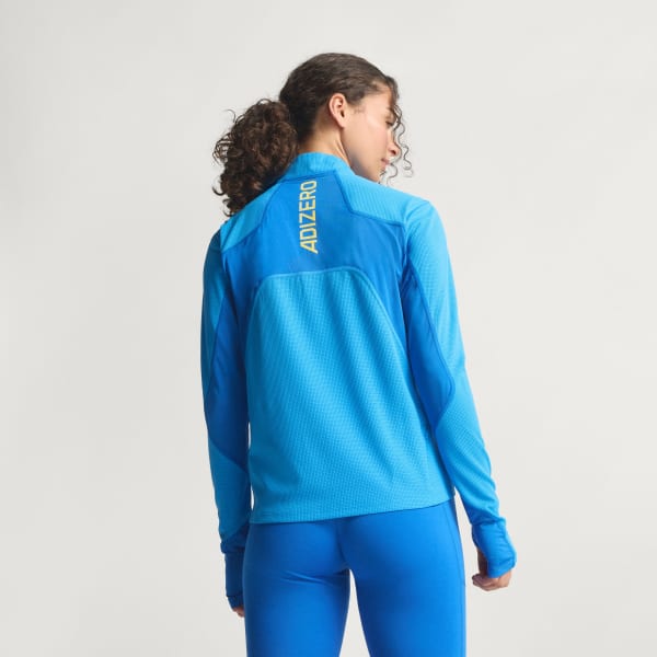 Blue Boston Marathon 2026 1/2 Zip Shirt