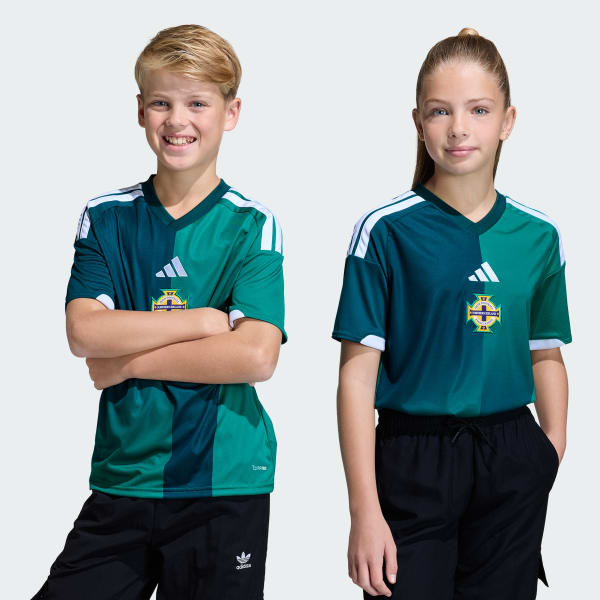 Vert Maillot Irlande du Nord Domicile 26 Enfants