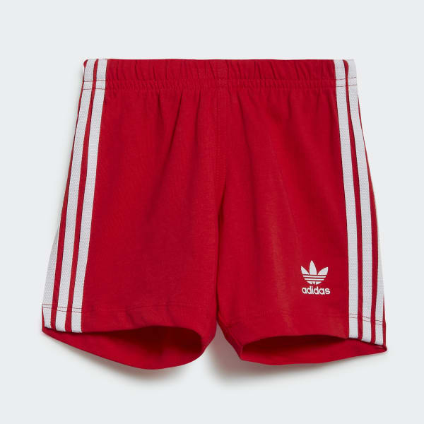 Λευκό Trefoil Shorts Tee Set