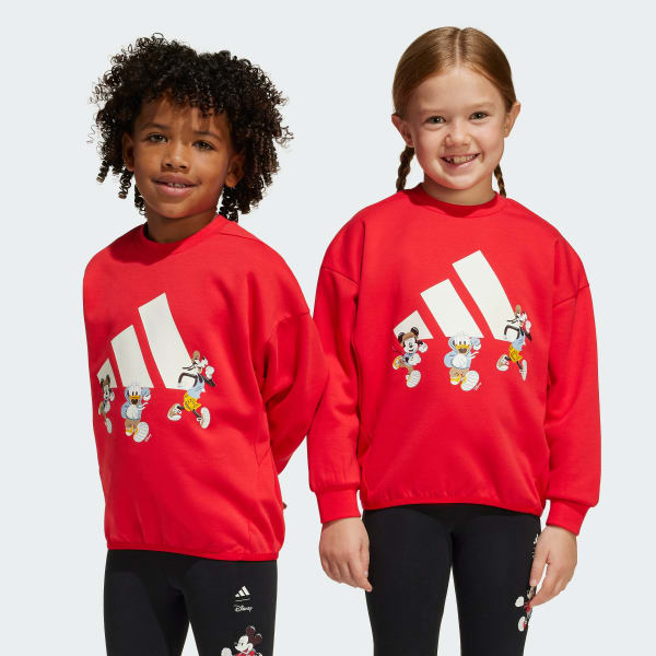 Rojo Polera adidas x Disney Mickey Mouse (Niños)