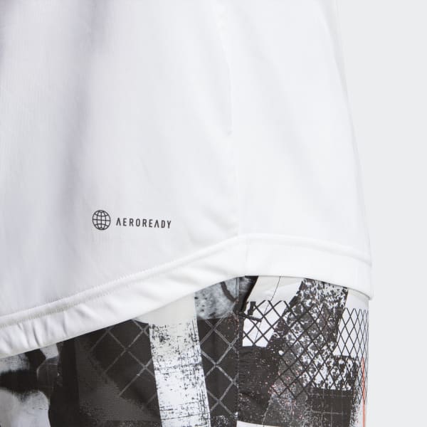 adidas Club 3-Stripes Tennis T-Shirt - White | adidas UK