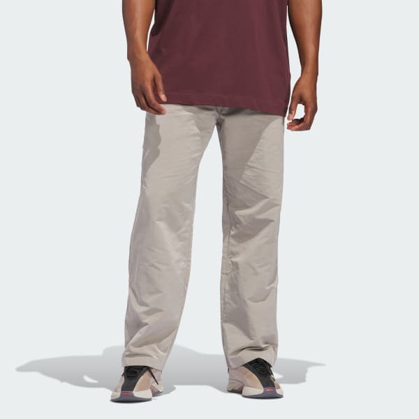 Beige Pantalon toile adidas Basketball (Non genré)