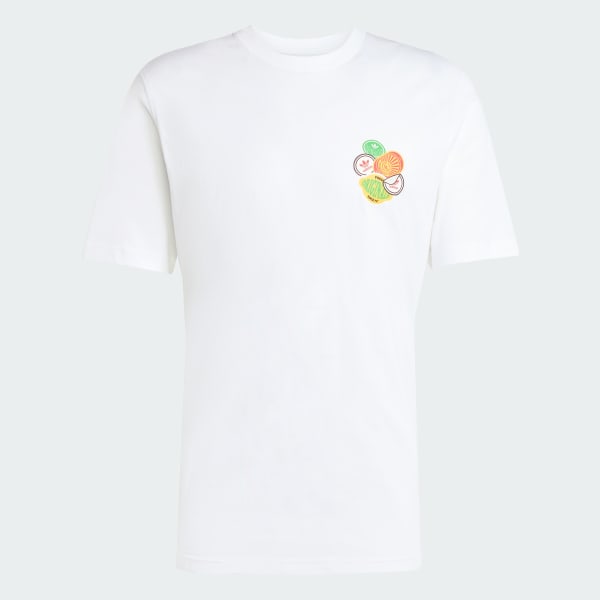 Tシャツ・カットソー adidas Trefoil Series Elevated Tee White JD0665 Clothing - Trefoil Series Fashion Elevated Tee - White