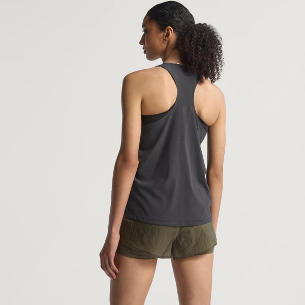 Negro Playera sin mangas de running Adi365 H.Koumori