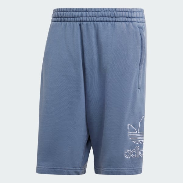 Mau-xanh-da-troi Quần Short Viền Ba Lá Adicolor