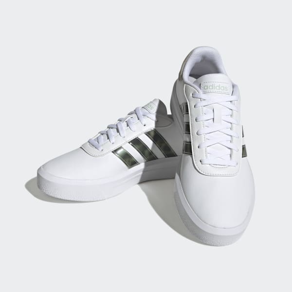 White Court Platform Shoes