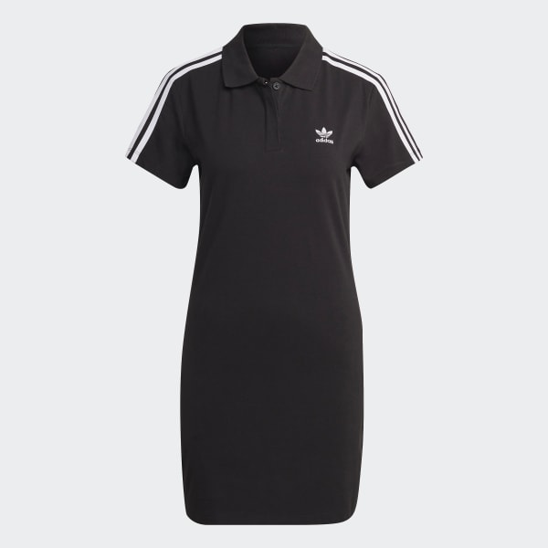 Schwarz adicolor Classics T-Shirt-Kleid T1886