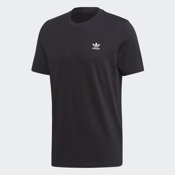 T-shirt Essentials Trefoil nera da uomo | adidas Svizzera