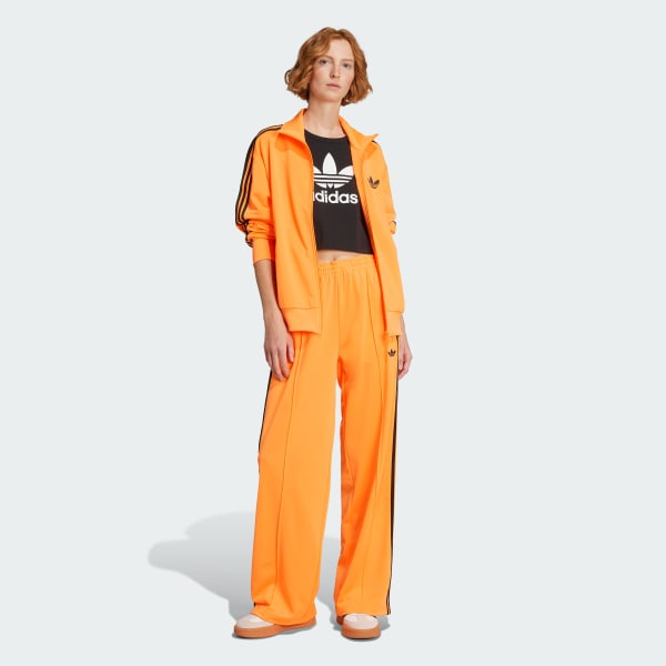 Orange Adicolor Classic Firebird Loose Track Tracksuit Bottoms