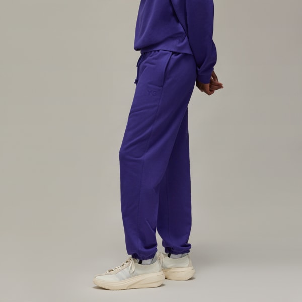 Purple Y-3 Brushed Terry Track Pants