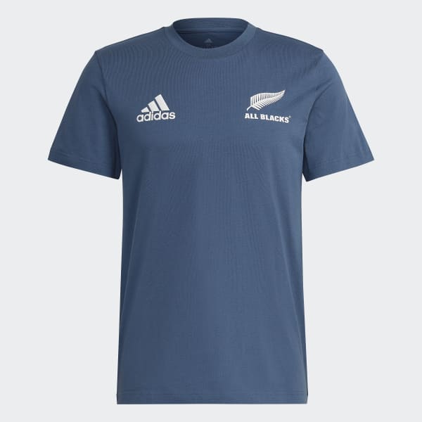 Blue All Blacks Rugby Cotton Tee IYP56