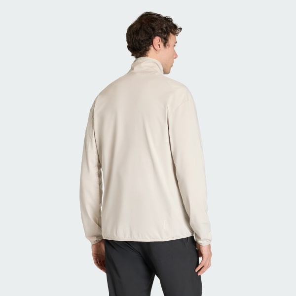 Beige Chaqueta de Tela Fleece con Cierre Frontal Terrex Multi CLIMAWARM