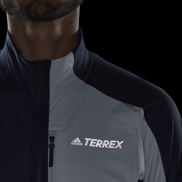 Blue Terrex Xperior Cross-Country Ski Soft Shell Jacket